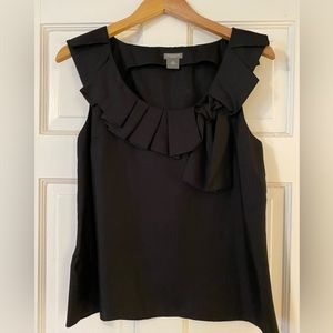 Ann Taylor black silk tank